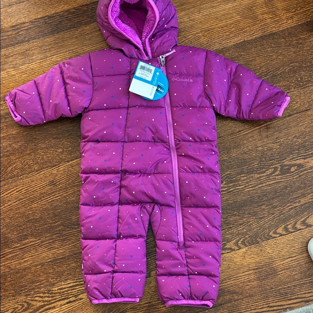 Columbia Kids' Pink Puffer Jacket with Hood